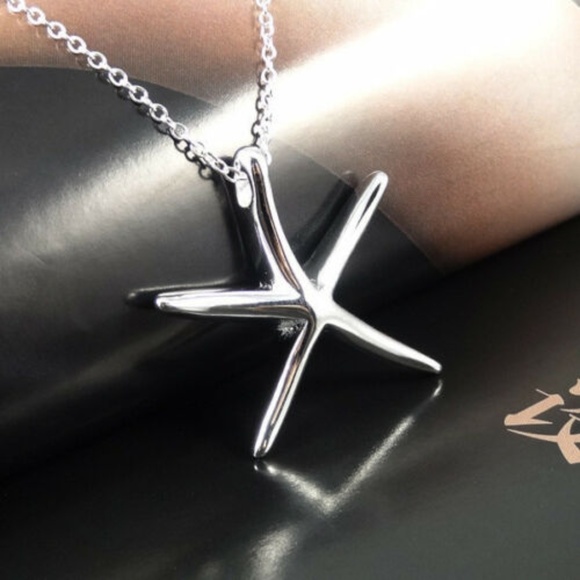 Jewelry - 3 for $28 New Silver Starfish Beach Necklace